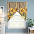 Farmhouse Sunflowers Swag Valances - Image 6