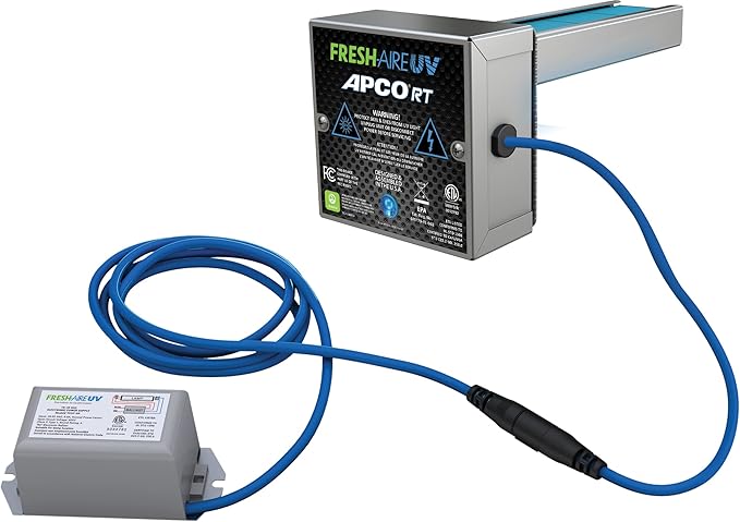Fresh-Aire UV Fresh-Aire APCO Compact HVAC UV Air Purifier w/Carbon Matrix and by Fresh-AireUV