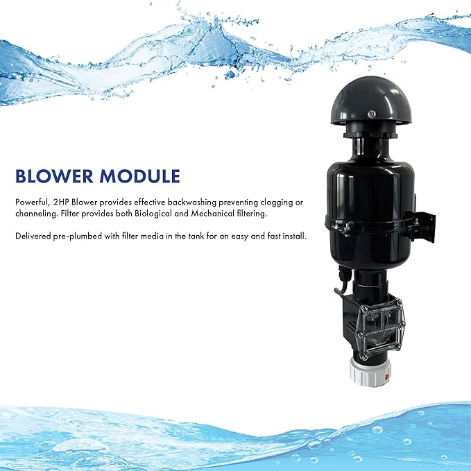 HALF OFF PONDS Simply Clear PRO Koi Pond Filter System: 2HP Blower, 160 watt UV - Image 6