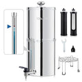 IceJoy Ultra-Filtration Gravity Water Filter System, Stainless Steel Countertop by IceJoy