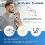 PUREPLUS 5 Micron 20" x 4.5" Whole House Sediment Home Water Filter Replacement - Image 2