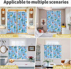 2 Panel Kitchen Cafe Curtains, Desert Landscape Sunlight Filtering Nature Air - Image 6
