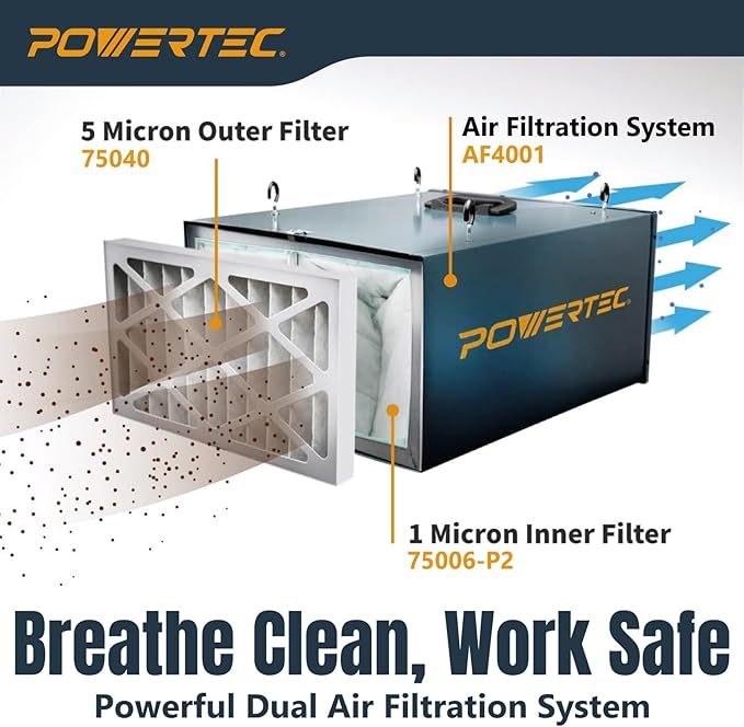 POWERTEC 1 Micron Inner Air Filter - Image 6