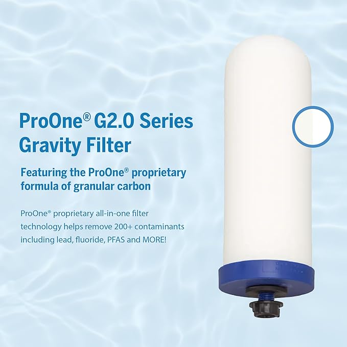 ProOne 9-Inch Gravity Water Filter Replacement G-Series 3-Pack - Image 3