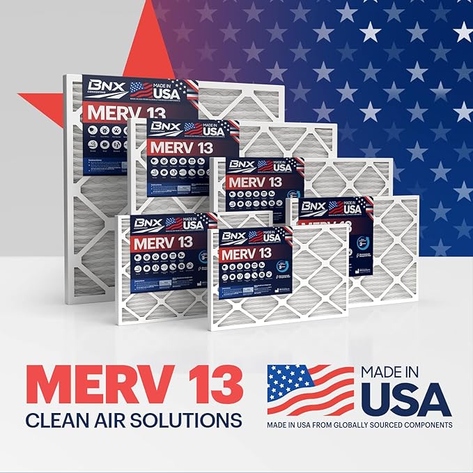 BNX TruFilter 16x25x1 MERV 13 AC Furnace Air Filter - Image 7