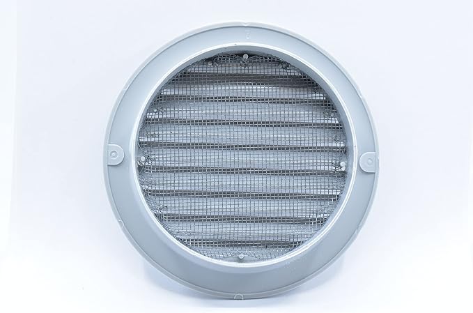 VENTS-US - 6" Round Plastic Vent Cover in Light Grey - Compatible with a 6 Inch - Image 3