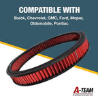 A-Team Performance High Flow Washable & Reusable Round Cotton Air Filter Element - Image 3
