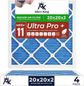 MervKing 20x20x2 Air Filter Actual Size: 19.7" x 19.7" x 1.75" MERV 11 MPR by MervKing