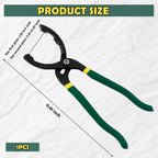 12" Adjustable Oil Filter Pliers, Car Oils Filters Removal Tool - Image 2