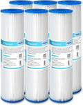 Membrane Solutions 5 Micron Pleated Polyester Sediment Water Filter 10"x2.5" by MembraneSolutions