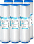 Membrane Solutions 5 Micron Pleated Polyester Sediment Water Filter 10"x2.5" by MembraneSolutions