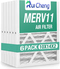 6 Pack Updated 10x14x2 Air Filter, pertain Merv 11 HVAC Pleated A/C Furnace by Unknown