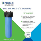 Pentair OMNIFilter Whole Home 20" Heavy-Duty Big Blue Water Filtration System - Image 3