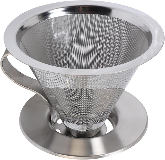 316 Stainless Steel Pour Over Coffee Dripper by Unknown