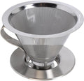 316 Stainless Steel Pour Over Coffee Dripper by Unknown