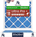 MervKing 20x20x1 Air Filter Actual Size: 19.7" x 19.7" x 0.75" MERV 11 MPR by MervKing
