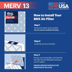 BNX 20x20x1 MERV 13 Air Filter 2 Pack - Image 5