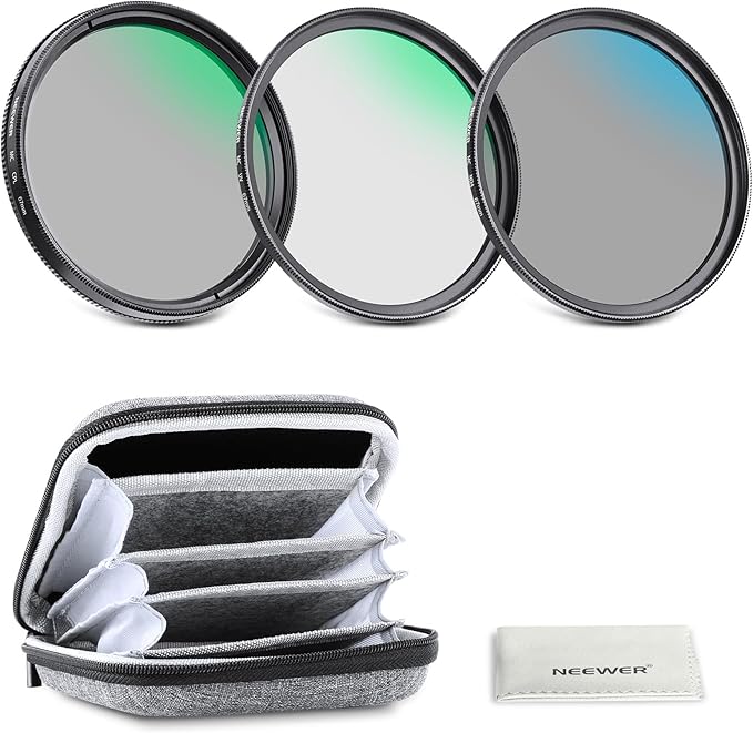 NEEWER 67mm UV/CPL/ND Lens Filter Kit by Neewer