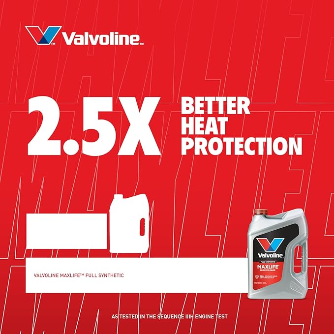 Valvoline MaxLife High Mileage Full Synthetic 5W-30 Motor Oil 1 Quart - Image 5