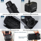 900 GPH 45W Submersible Water Pump and 10 FT Tube - Image 9