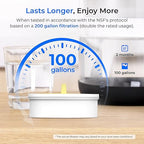 Waterdrop Large Glass Water Filter Pitcher, Eco-Friendly, - Image 8