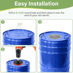 6" Rain Water Barrel Screen Filter - Image 6