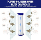 CFS – 4 Pack Pleated Polyester Water Filter Cartridges Compatible - Image 2