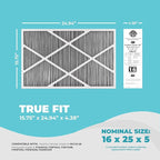 Lennox X6672 Healthy Climate 16x25x5 Furnace Filter, Merv 16 Carbon Clean Home - Image 2