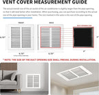 8x8 Vent Cover, Air Return Vent Cover, Flat Vent Cover, Rejillas De Aire - Image 4
