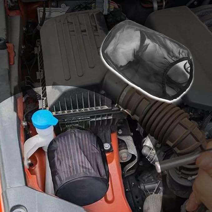 Cold Air Intake Filter Cover, Thickened Dustproof Air Filter Cover Provides - Image 6