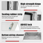 Electrical Box 12 x 12 x 6 Inch Indoor Outdoor Electrical Enclosure Box Steel - Image 3