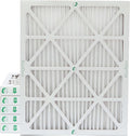 Glasfloss 18x24x2 MERV 10 2" Inch Pleated Air Filters Box of 6. Actual Size: by Glasfloss
