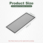 YOKIVE 6 Pcs Magnetic Floor Vent Covers, Floor Register Cover PVC Mesh Air Vent - Image 2