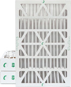 Glasfloss 16x25x4 MERV 10 4" Inch Pleated Air Filters Box of 3. Actual Size: by Glasfloss