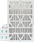 Glasfloss 12x24x4 MERV 10 4" Inch Pleated Air Filters Box of 3. Actual Size: by Glasfloss