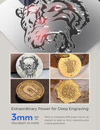 GWEIKE G2 Pro 30W Fiber Laser Engraver, 15000mm/s Fast Laser Engraver Machine - Image 4