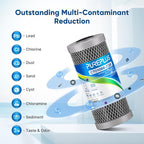 PUREPLUS 5 Micron 10" x 4.5" Whole House Activated Carbon Water Filter - Image 4
