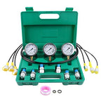 SINOCMP Hydraulic Pressure Test Kit, 3 Pressure Gauges 25Mpa/40Mpa/60Mpa 6 Test by SINOCMP