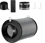 MELONFARM Air Filtration Kit 4", Built-in 14cm Fan Low Nois Carbon Filter by MELONFARM