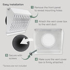 Vent Systems 4" Inch Exhaust Vent Cover - Image 4