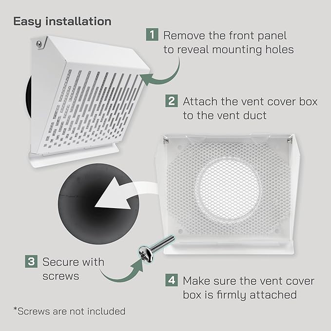Vent Systems 4" Inch Exhaust Vent Cover - Image 4