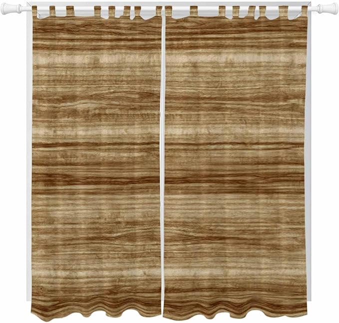 Vintage Western Living Room Curtains 84 Inch Length, Window Curtains Tab Top by Unknown