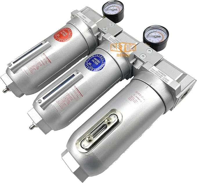 1" NPT SUPER DUTY Industrial Grade 3 Stages Filter Coalescing Desiccant Dryer - Image 3