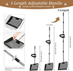 12-Inch Heavy Duty Chicken Poop Scooper & Rake 2-in-1 - Image 3