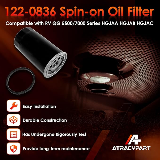 122-0836 Oil Filter │Replacement - Image 2