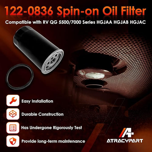 122-0836 Oil Filter │Replacement - Image 2