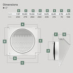 Vent Systems 8" Inch Exhaust Vent Cover - Image 2