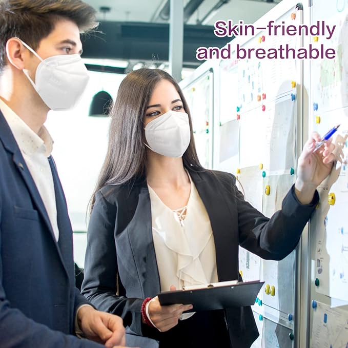 Miuphro KN95 Disposable Face Mask 25 Pack 5-Ply Breathable Safety Masks Against - Image 7