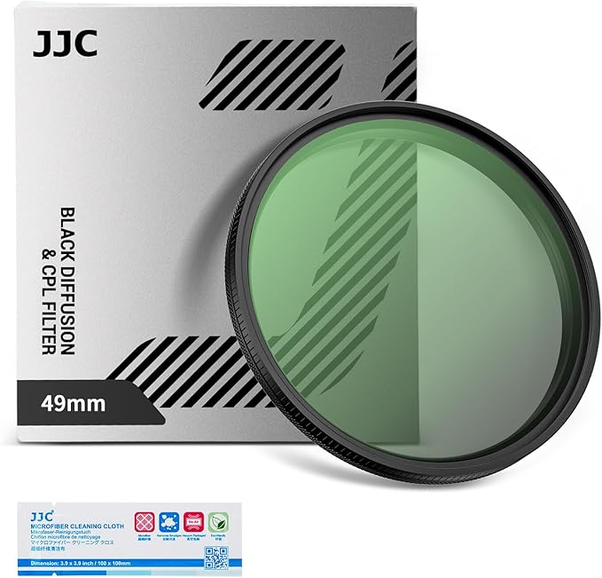 49mm 2 in 1 1/4 Black Mist & Reflectivity CPL Filter by JJC