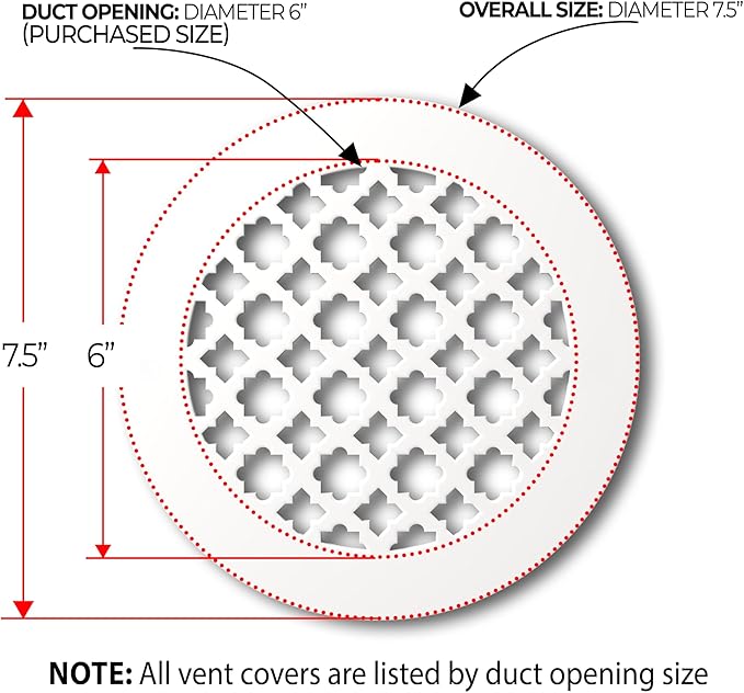 SABA Home Decor Air Vent Cover Grille - Image 4
